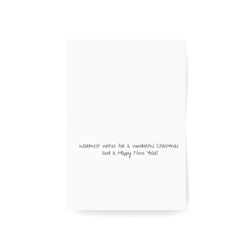 Holiday Greeting Cards  Tree Design (5, 10, 30, 50 pcs)