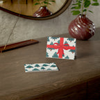 Holiday Tree Gift-Striped Greeting Cards — Pack of 1/10/30/50