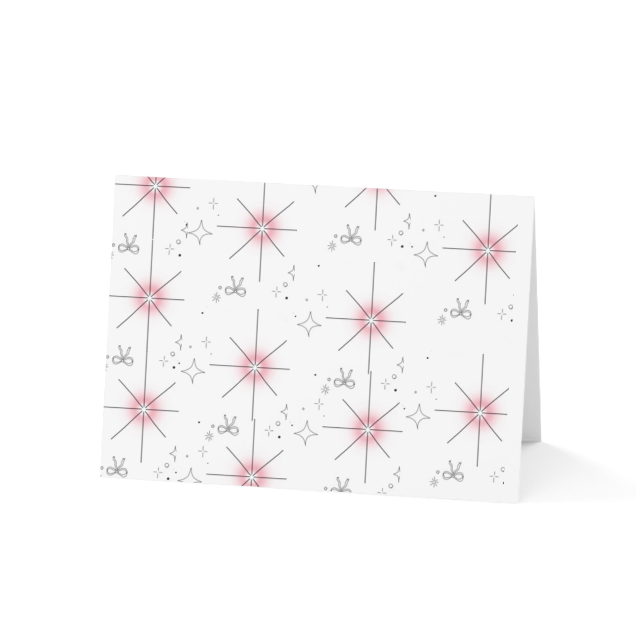 Christmas Greeting Cards - Sparkling Presents Design (Pack of 1, 10, 30, 50)
